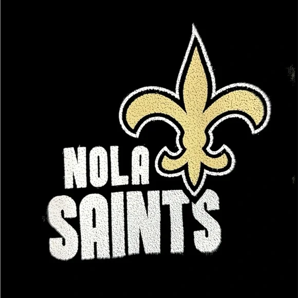 Nike Men’s XL Black New Orleans Saints Football T-Shirt, NWT - Picture 2 of 5